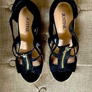 JustFab wedge sandal